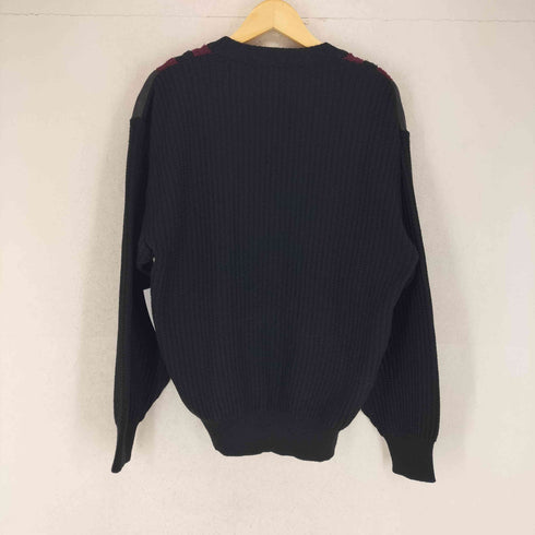 DEI MASSIMI フェイクレザー切替ニット メンズ JPN:48