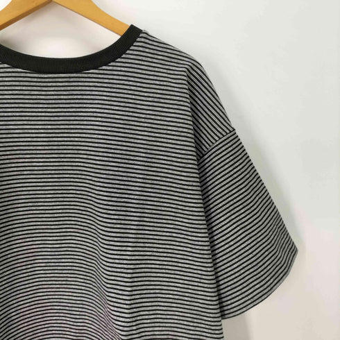 アドラー ADRER エクストラクオリティヘヴィコットンビッグT ボーダーヘビーコットンTシャツ メンズ JPN:M