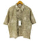 ザラ ZARA コットン総柄ガーゼシャツ メンズ import:M