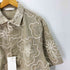 ザラ ZARA コットン総柄ガーゼシャツ メンズ import:M