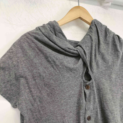 ヨウジヤマモトプリュスノアール YOHJI YAMAMOTO+NOIR ネクタイ Tシャツ レディース JPN:2