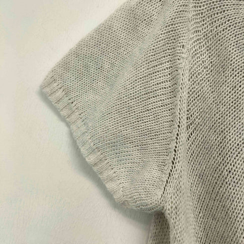 ワイズ Ys ボタン付きニット切替Tシャツ レディース