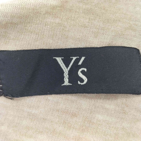 ワイズ Ys ボタン付きニット切替Tシャツ レディース