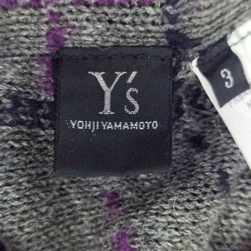 ワイズ Ys リネン混ドレープノースリーブニット レディース JPN:3