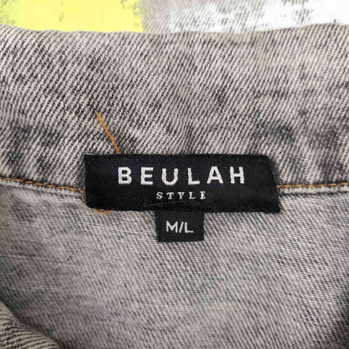 BEULAH ペイント カスタム デニム トラッカー ジャケット メンズ M/L