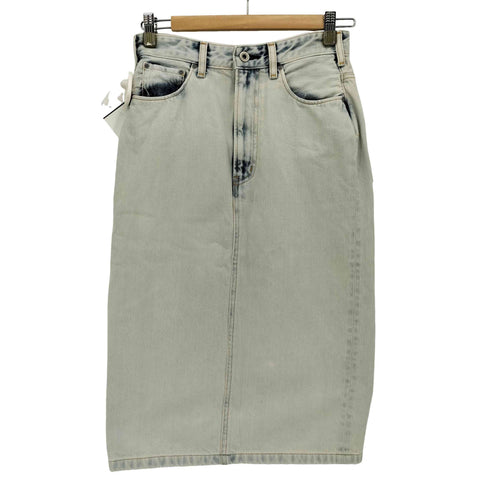 ジョンブル Johnbull アイスウォッシュ デニム スカート レディース M