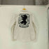 BAUHAUS バックレザー ロゴ カットオフ L/S ストライプ シャツ メンズ