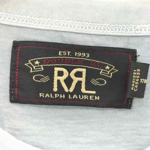 ダブルアールエルラルフローレン RRL RALPH LAUREN グラフィックプリント クルーネックTシャツ メンズ S