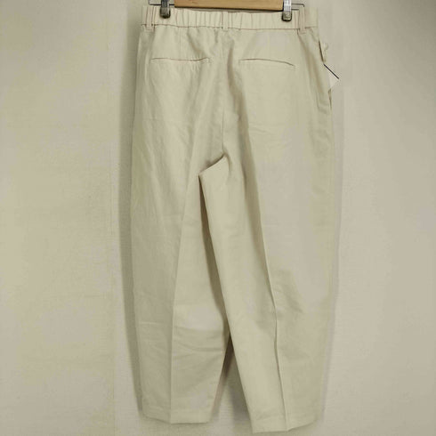 ユニクロ UNIQLO リネンブレンドバレルレッグパンツ/丈短め レディース JPN:XL