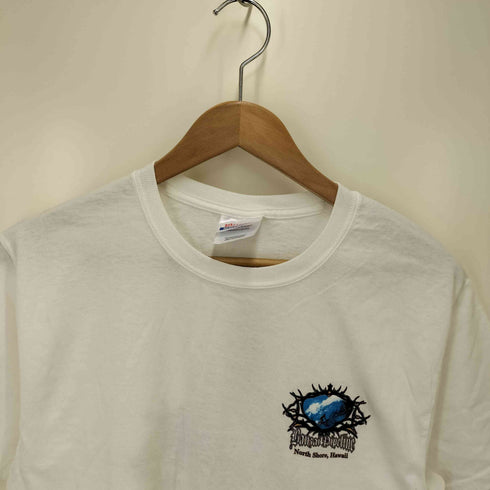 ヘインズ Hanes 90s-00s サーフプリント クルーネックTシャツ メンズ