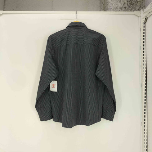 MICHAEL BRANDON 総柄 プリント L/S ストライプ シャツ メンズ import:L
