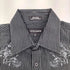 MICHAEL BRANDON 総柄 プリント L/S ストライプ シャツ メンズ import:L