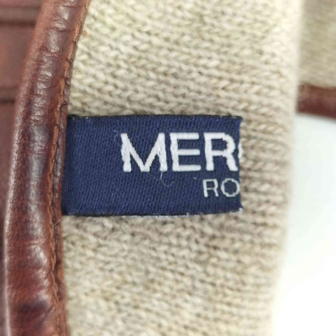 MEROKA MADE IN ITALY 裏地カシミア レザー手袋 メンズ 7 1/2