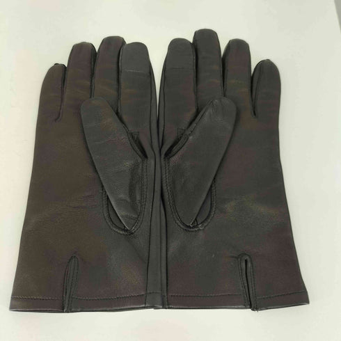 maison fabre MADE IN FRANCE プリントデザイン レザー手袋 メンズ