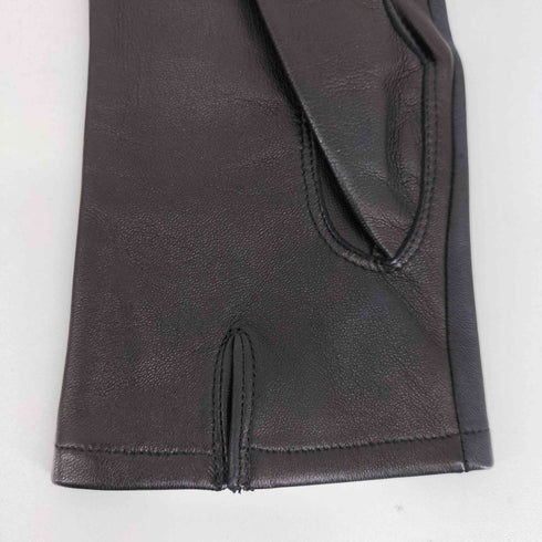 maison fabre MADE IN FRANCE プリントデザイン レザー手袋 メンズ