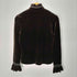 Peng chun ベロア フリルブラウス スパンコール レディース JPN:11号