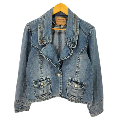ORIGINAL DENIM JEANS 12オンス デニム テーラードジャケット レディース import:L