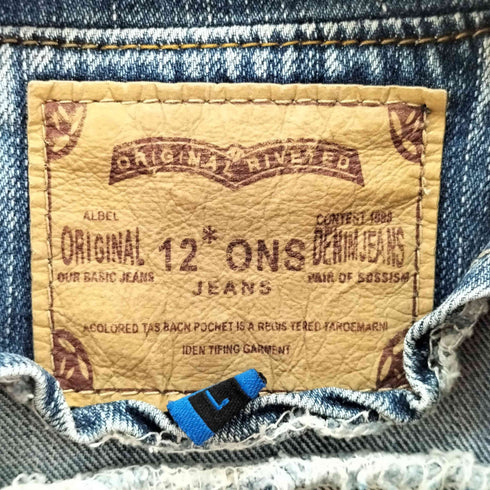 ORIGINAL DENIM JEANS 12オンス デニム テーラードジャケット レディース import:L