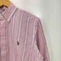 ポロラルフローレン POLO RALPH LAUREN 現行タグ CLASSIC FIT ポニー刺繍 ボタンダウン ストライプ 長袖シャツ メンズ import:M