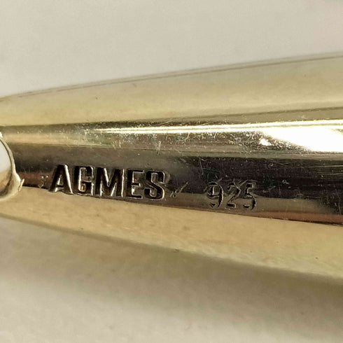 AGMES ゴールドペンダントネックレス レディース