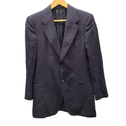 エンポリオアルマーニ EMPORIO ARMANI 09SS イタリア製 レーヨン ウール ストライプ 2B テーラード ジャケット メンズ EUR:46