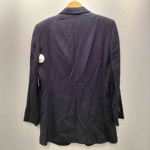 エンポリオアルマーニ EMPORIO ARMANI 09SS イタリア製 レーヨン ウール ストライプ 2B テーラード ジャケット メンズ EUR:46