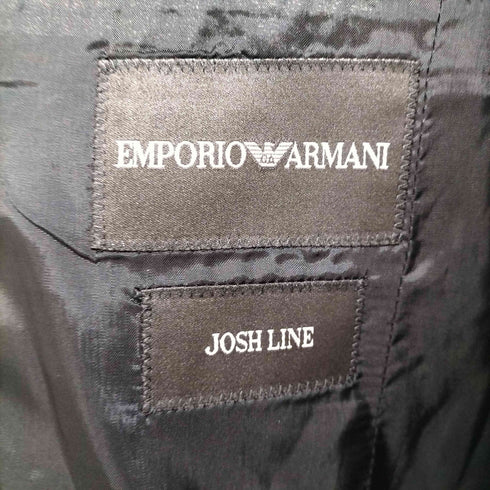 エンポリオアルマーニ EMPORIO ARMANI 09SS イタリア製 レーヨン ウール ストライプ 2B テーラード ジャケット メンズ EUR:46