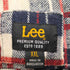 リー Lee マチ付 コットン ワークシャツ チェック ネルシャツ メンズ import:XXL