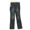 モルガンオム MORGAN HOMME 10th Anniversary Y2K レザー切替 デニムパンツ メンズ JPN:S