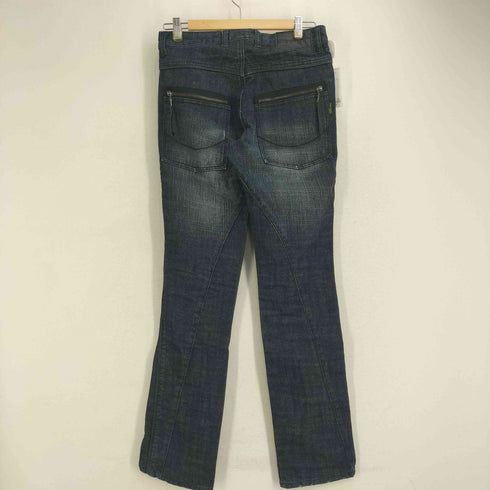 モルガンオム MORGAN HOMME 10th Anniversary Y2K レザー切替 デニムパンツ メンズ JPN:S