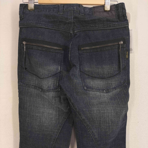 モルガンオム MORGAN HOMME 10th Anniversary Y2K レザー切替 デニムパンツ メンズ JPN:S