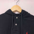 ポロバイラルフローレン Polo by RALPH LAUREN 90s フード付 ヘンリーネック 鹿の子 L/S ポロシャツ メンズ import:L