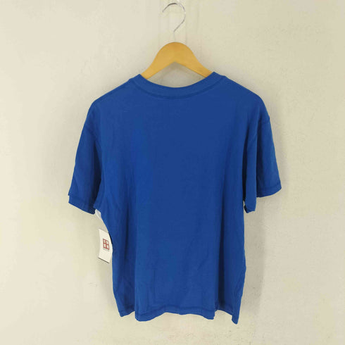 00S ブルネイ製 キャラクター刺繍 ヘンリーネックTシャツ メンズ L