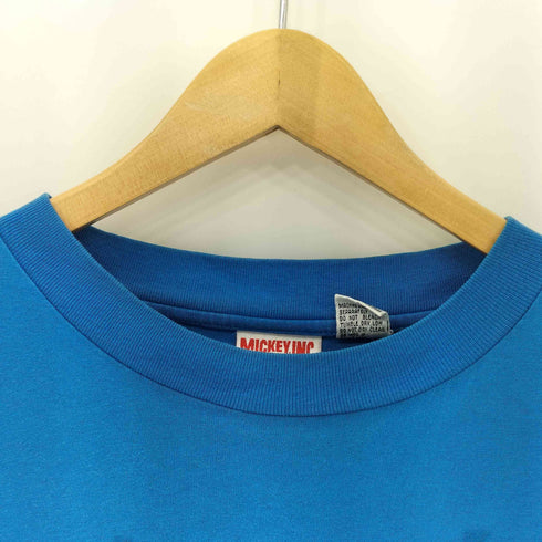 90-00s キャラクター刺繍 クルーネックTシャツ メンズ XL