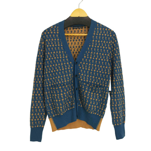 ツモリチサト TSUMORI CHISATO ウール100 総柄 ニットカーディガン レディース JPN:2
