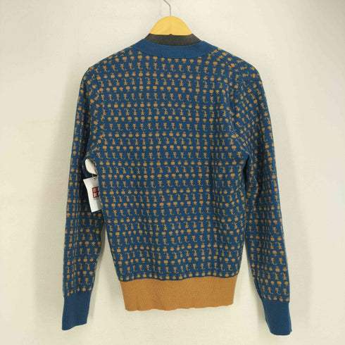 ツモリチサト TSUMORI CHISATO ウール100 総柄 ニットカーディガン レディース JPN:2
