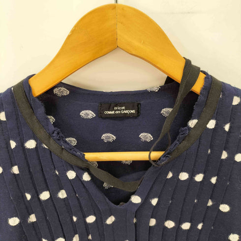 トリココムデギャルソン tricot COMME des GARCONS AD2005 半袖ドットTシャツ レディース