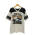 Bamtam 80s USA製 シングルステッチ コピーライト1983 Vネック フロントプリント 半袖Tシャツ メンズ XL