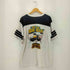 Bamtam 80s USA製 シングルステッチ コピーライト1983 Vネック フロントプリント 半袖Tシャツ メンズ XL