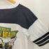 Bamtam 80s USA製 シングルステッチ コピーライト1983 Vネック フロントプリント 半袖Tシャツ メンズ XL