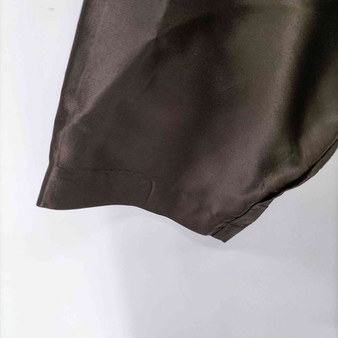 コムデギャルソンコムデギャルソン COMME des GARCONS COMME des GARCONS AD2005 フロントカーブデザインスタンドカラーブラウス サテン コムコム レディース JPN:S