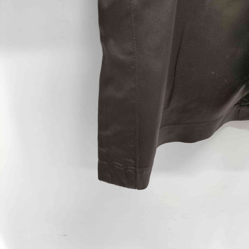コムデギャルソンコムデギャルソン COMME des GARCONS COMME des GARCONS AD2005 フロントカーブデザインスタンドカラーブラウス サテン コムコム レディース JPN:S
