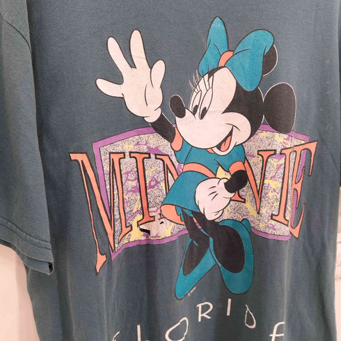 90s メキシコ製 キャラクタープリント クルーネック半袖Tシャツ メンズ L