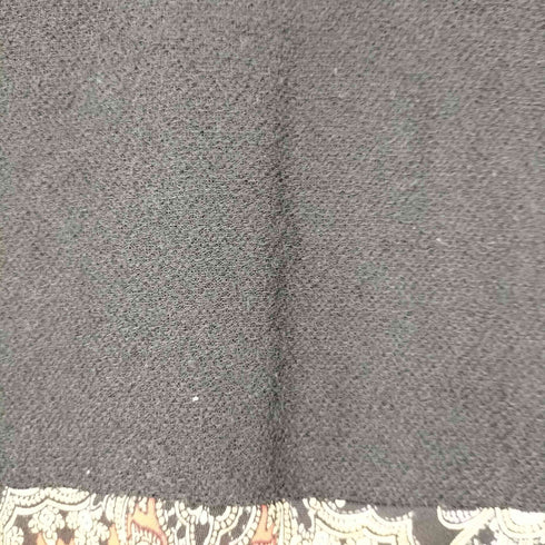 JOBI 60S ドイツ製 ウール ペイズリー L/S ユーロワンピース レディース EUR:38