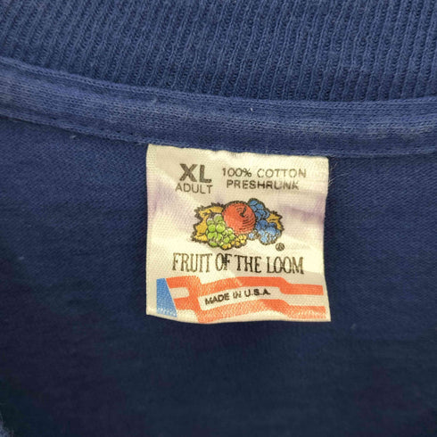 フルーツオブザルーム FRUIT OF THE LOOM 90s USA製 シングルステッチ キャラクタープリント クルーネックTシャツ メンズ import:XL