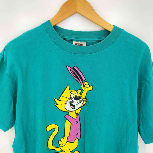 オニータ ONEITA 90-00s USA製 アニマル キャラクタープリント 半袖Tシャツ メンズ import:XL