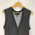 アルマーニジーンズ ARMANI JEANS コットン ニット Vネック ベスト メンズ import:M