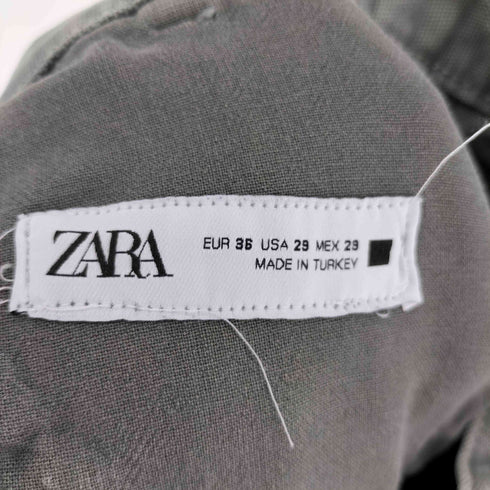 ザラ ZARA インサイド アウト ジップフライ ワークパンツ メンズ FR36
