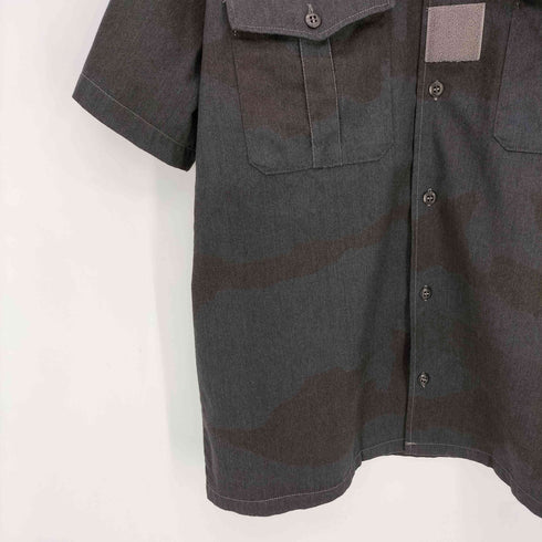 フレンチアーミー FRENCH ARMY 90s Desert Camo Black Chad Shirt フランス軍 デザートカモ ヘリンボーン ブラック染め チャド シャツ メンズ