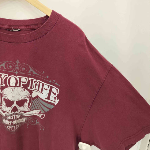 ハーレーダビッドソン HARLEY-DAVIDSON フロントロゴプリント クルーネックTシャツ メンズ